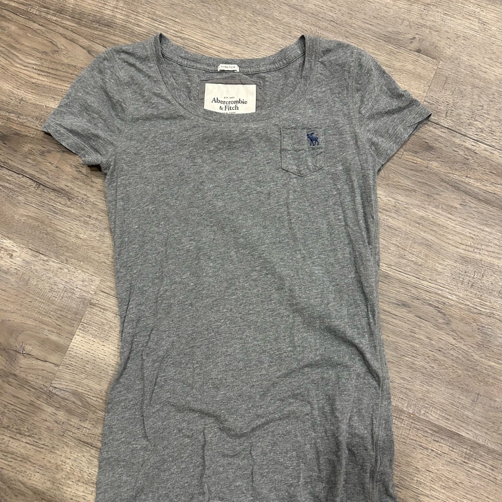 Vintage Abercrombie & Fitch Charcoal Stretch Tee